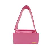 Pre-owned Leather handbags Jacquemus Pre-owned , Pink , Dames