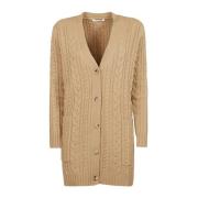 Stijlvolle Cardigan voor Vrouwen Max Mara , Brown , Dames