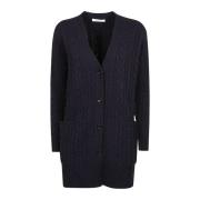 Stijlvolle Cardigan voor Vrouwen Max Mara , Blue , Dames