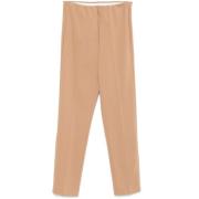 Karamelbruine Stretch Persplooibroek Le Tricot Perugia , Brown , Dames