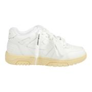 Casual Sneakers voor Mannen en Vrouwen Off White , White , Heren