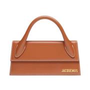 Chiquito Long Leren Tas Bruin Jacquemus , Brown , Dames