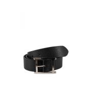 Heren Leren Riem Orciani , Black , Heren