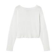 Witte Sweater Set Twinset , White , Dames