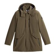 Groene Urban Tech Softshell Jas Woolrich , Green , Heren