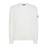 Witte Crewneck Sweater Peuterey , White , Heren