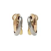 Pre-owned Rose Gold earrings Cartier Vintage , Yellow , Dames