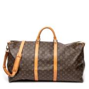 Pre-owned Coated canvas handbags Louis Vuitton Vintage , Brown , Dames