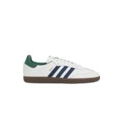 Witte lage leren sneakers Adidas , White , Heren