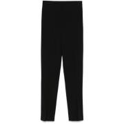 Zwarte Skinny Fit Op Maat Gemaakte Broek Twinset , Black , Dames