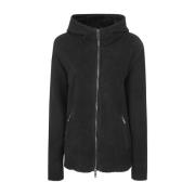 Zwarte Shearling Bomberjack Giorgio Brato , Black , Heren