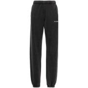 Zwarte Broek met Elastische Tailleband The Attico , Black , Dames