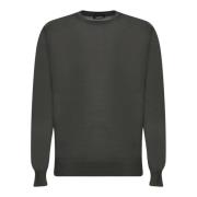 Groene Gebreide Kleding voor Mannen Aw24 Dell'oglio , Green , Heren