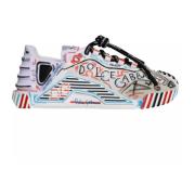 Kleurrijke lage sneakers met rubberen zool Dolce & Gabbana , Multicolo...