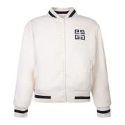 Witte Wollen Jas Elegante Stijl Givenchy , White , Dames