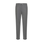 Elegante flanellen broek met zakken Raffaello Rossi , Gray , Dames