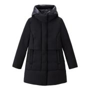 Zwarte 2-in-1 Parka Jas Woolrich , Black , Dames