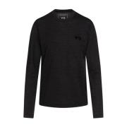 Klassieke Lange Mouw Shirt Y-3 , Black , Dames