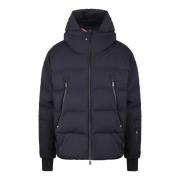 Warme Donsjas voor Winterweer Moncler , Black , Heren