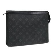 Pre-owned Canvas louis-vuitton-bags Louis Vuitton Vintage , Black , Da...