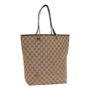 Pre-owned Fabric gucci-bags Gucci Vintage , Beige , Dames