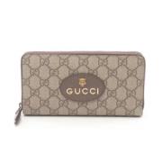 Pre-owned Coated canvas wallets Gucci Vintage , Brown , Dames