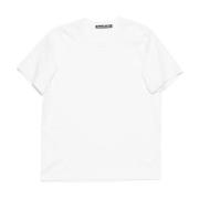 Wit Katoenen T-Shirt Cl0290 Acne Studios , White , Dames