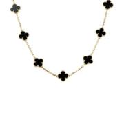 Pre-owned Yellow Gold necklaces Van Cleef & Arpels Pre-owned , Black ,...