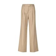 Elegante Marlene broek van wolmix Seductive , Beige , Dames