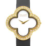 Pre-owned Yellow Gold watches Van Cleef & Arpels Pre-owned , White , D...