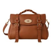 Gevlochten Handvat Crossbody Tas Mulberry , Brown , Dames