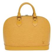 Pre-owned Leather louis-vuitton-bags Louis Vuitton Vintage , Yellow , ...