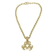 Pre-owned Metal chanel-jewelry Chanel Vintage , Yellow , Dames