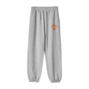 Grijze Sweatpants met Elastische Boorden Hinnominate , Gray , Dames