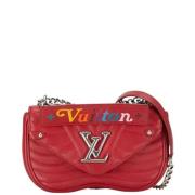 Pre-owned Leather louis-vuitton-bags Louis Vuitton Vintage , Red , Dam...