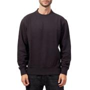 Zwarte Katoenen Crewneck Sweatshirt Orange Collectie Hugo Boss , Black...