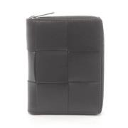 Pre-owned Leather wallets Bottega Veneta Vintage , Black , Dames