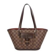 Pre-owned Canvas louis-vuitton-bags Louis Vuitton Vintage , Brown , Da...