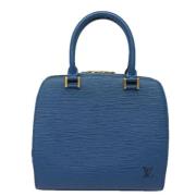 Pre-owned Leather louis-vuitton-bags Louis Vuitton Vintage , Blue , Da...