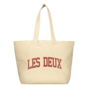 Canvas Tote Tas Les Deux , Beige , Heren