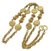 Pre-owned Metal chanel-jewelry Chanel Vintage , Yellow , Dames