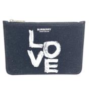 Pre-owned Canvas wallets Burberry Vintage , Black , Dames