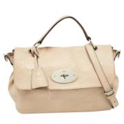 Pre-owned Leather handbags Mulberry Pre-owned , Beige , Dames