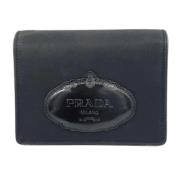 Pre-owned Nylon wallets Prada Vintage , Black , Dames