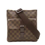 Pre-owned Canvas shoulder-bags Louis Vuitton Vintage , Brown , Dames