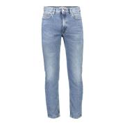 Blauwe Jeansbroek Tommy Hilfiger , Blue , Heren