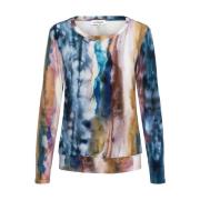 Marmer Lange Mouw Top &Co Woman , Multicolor , Dames