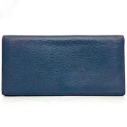 Pre-owned Leather wallets Loewe Pre-owned , Blue , Dames