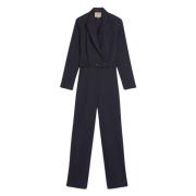 Stijlvolle Morris Jumpsuit in Marineblauw Josh V , Blue , Dames