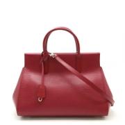 Pre-owned Leather louis-vuitton-bags Louis Vuitton Vintage , Red , Dam...